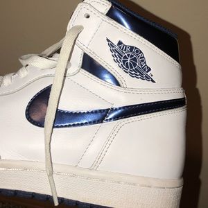 Air Jordan 1 retro high OG “Metallic Navy” sz:8